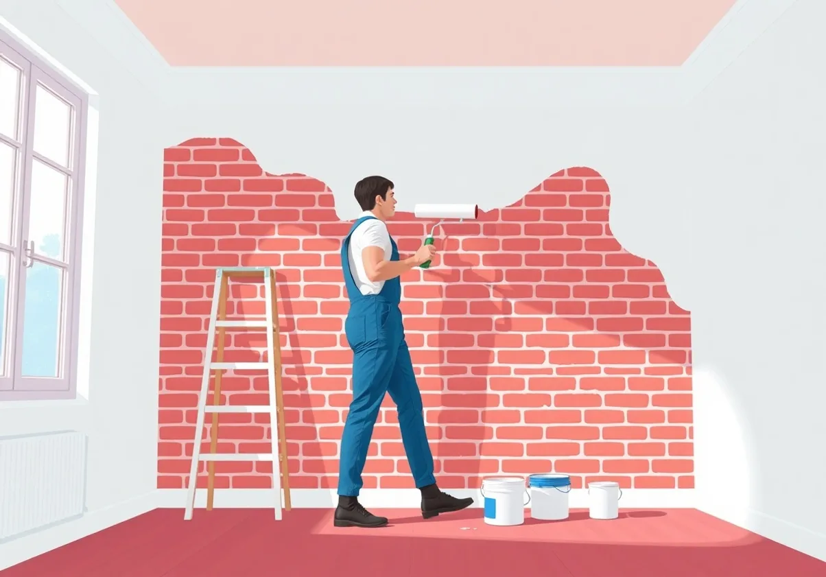 Peintre Les Ulis 91940 en intervention sur un chantier